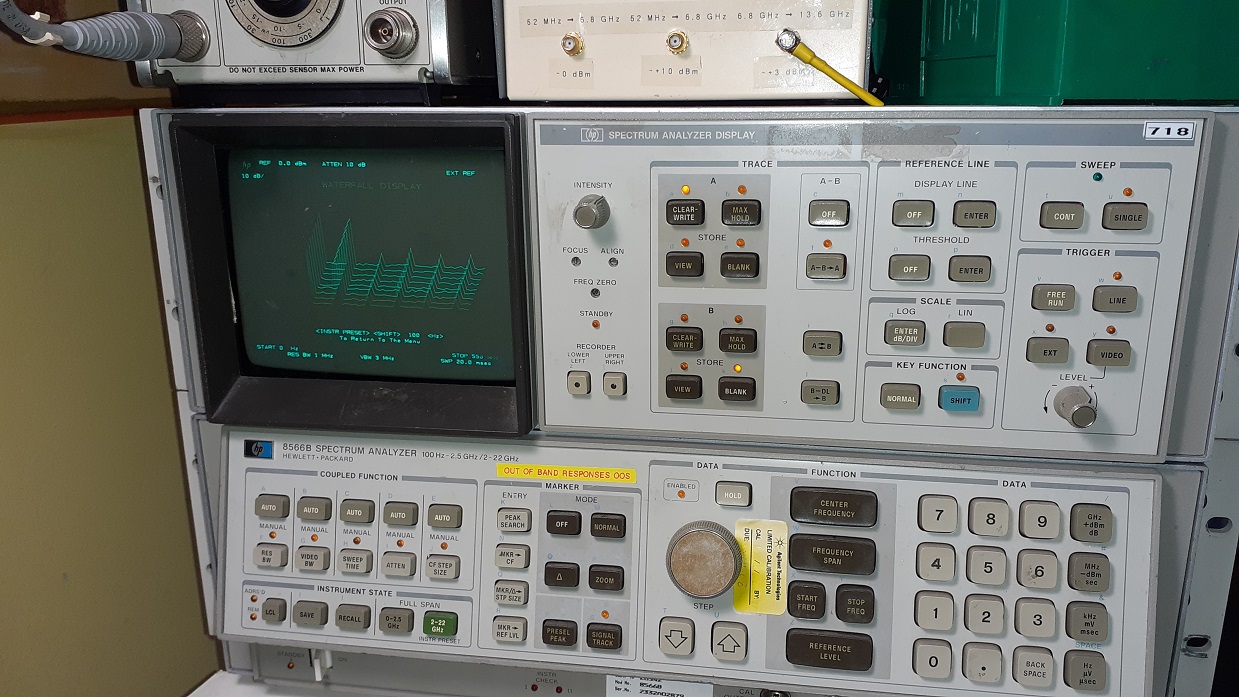 Line Spurs on the HP8566B Spectrum Analyser